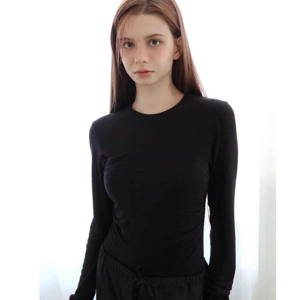 Layered Tube Top_Blue Black