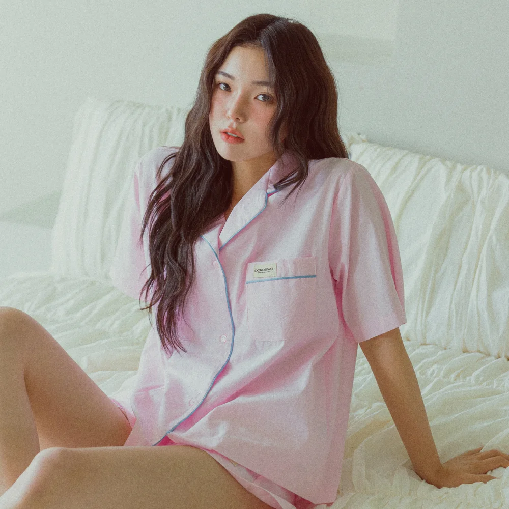 Minimal Garments Sorbet Cotton Pajama Set_3colors