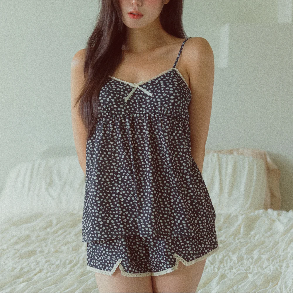 Lily Daisy 背心 睡衣 套裝 (內置胸墊)