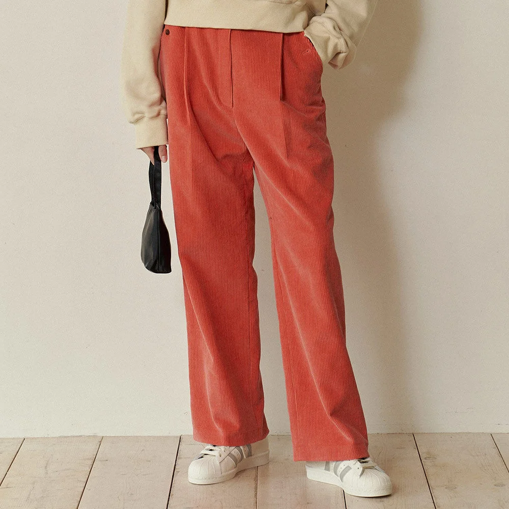 Pigcorduroy pants Red
