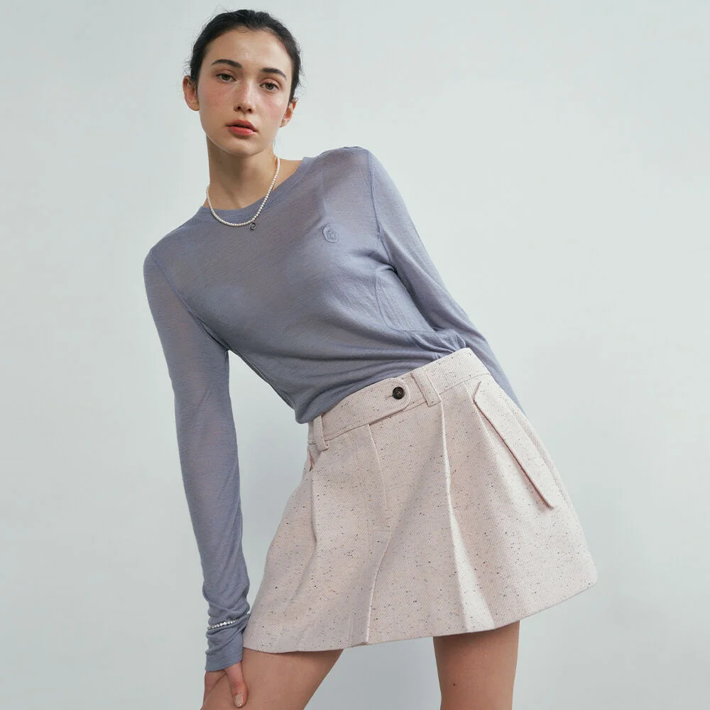 Crayon color T Lavender blue