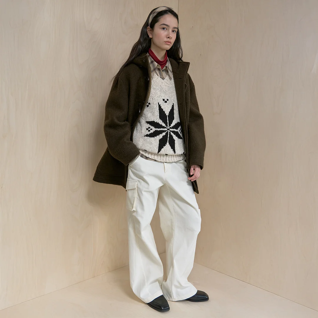 CORDUROY CARGO PANTS_IVORY