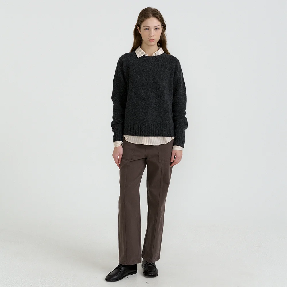 Marlow Out Pocket Pants (Brown)