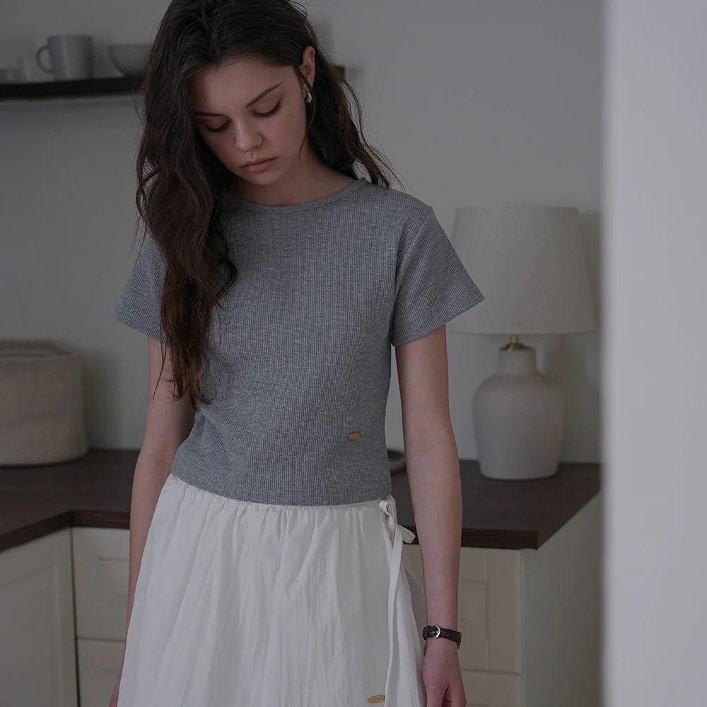 Waffle Half Sleeve T-Shirt