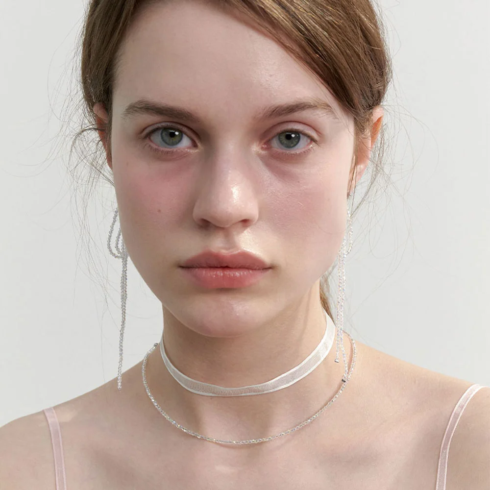Shining Beads Necklace (L241MNK070)