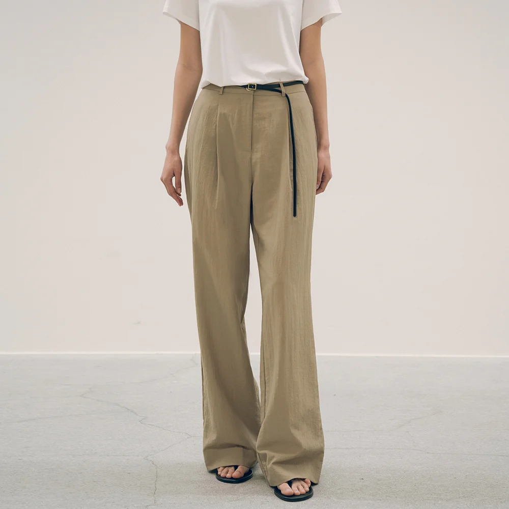 SIPT7123 T/N 半 靴型 西褲_Milk brown