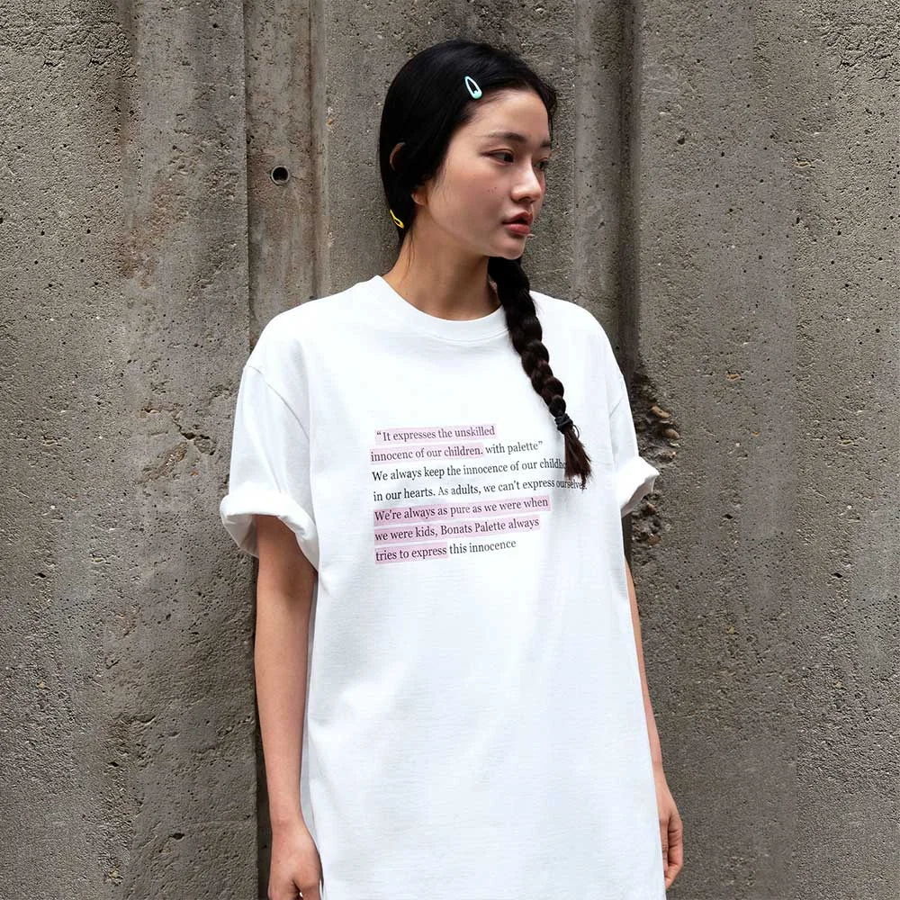 BP Lettering Short-sleeved T-Shirt_White