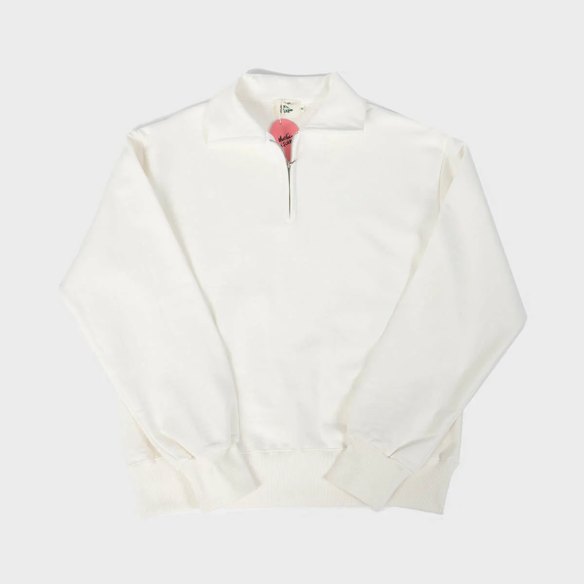 Maniac 高爾夫 半 拉鏈 衛衣_ Half Zip-up Sweat ECRU