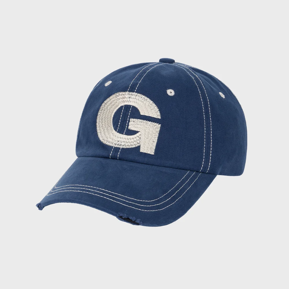 G Needlework Ball Cap (Navy)