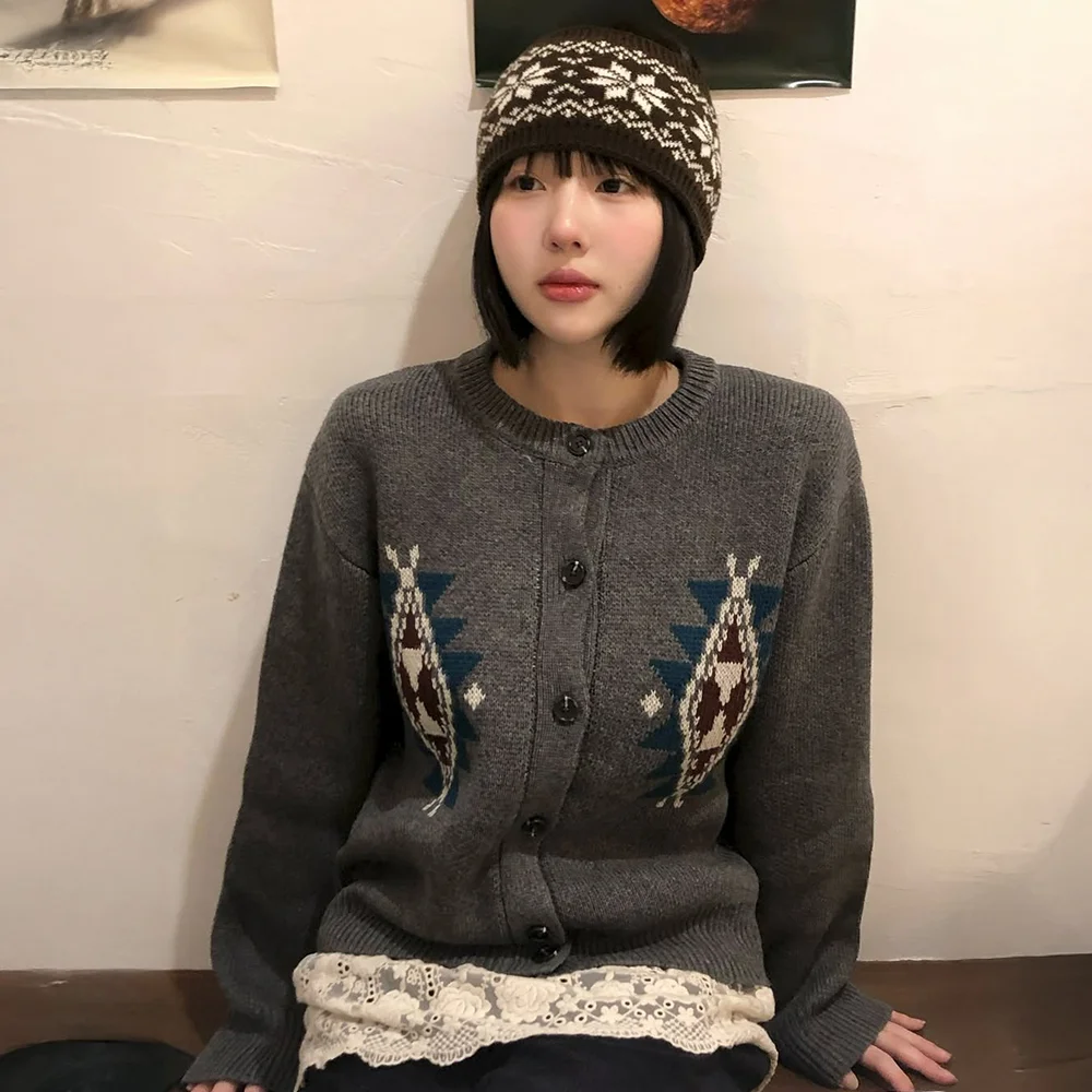 Cowichan 鈕扣 開襟外套 炭灰色 MDCD028CHARCOAL