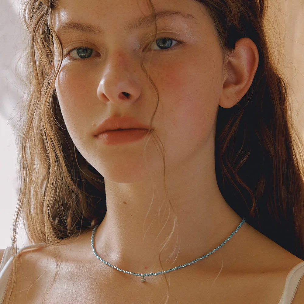 Metal heart necklace_VH2435NE012M