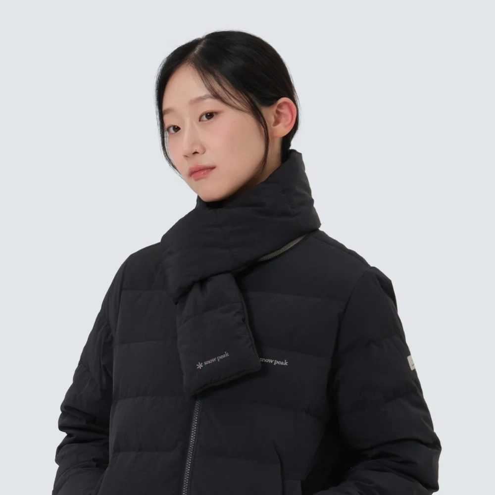 Land 輕量 Primaloft 羽絨外套 頸巾 Black (S25WUTWA12)