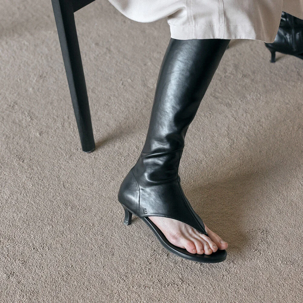 REI Open Toe Long Boots