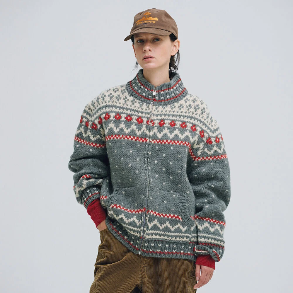Foret Wool Cardigan (Gray)