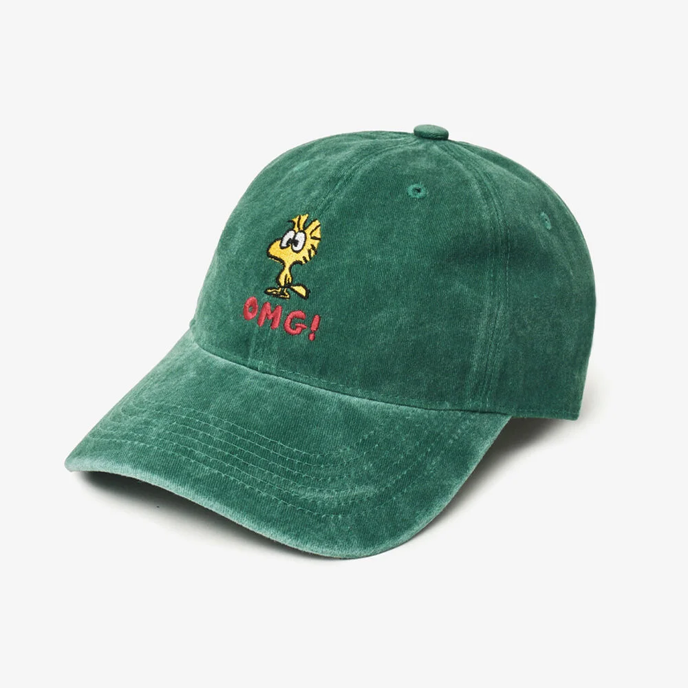 Woodstock 石洗 水洗 棒球帽 (GREEN)