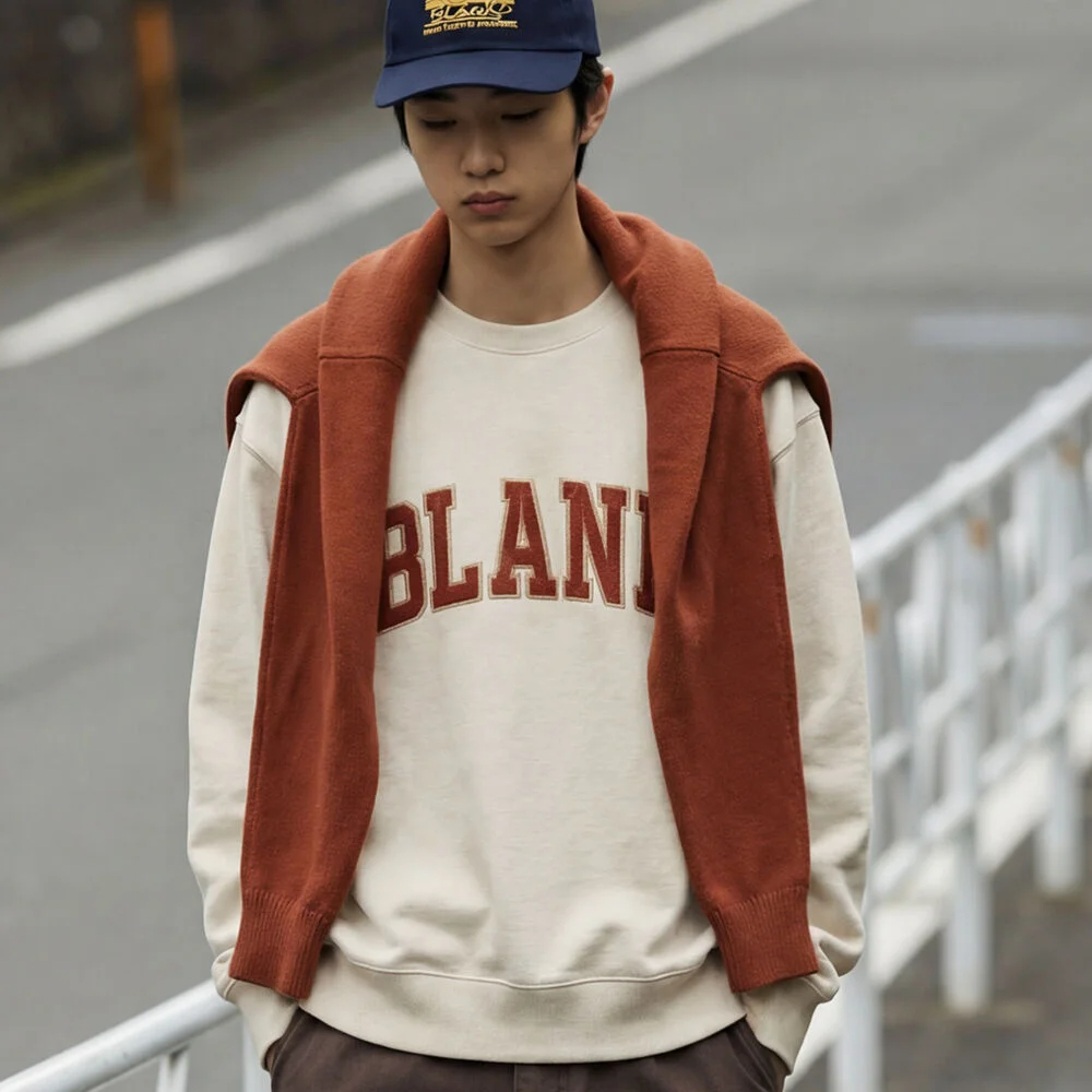 Blank 衛衣 燕麥色 KJMT2689