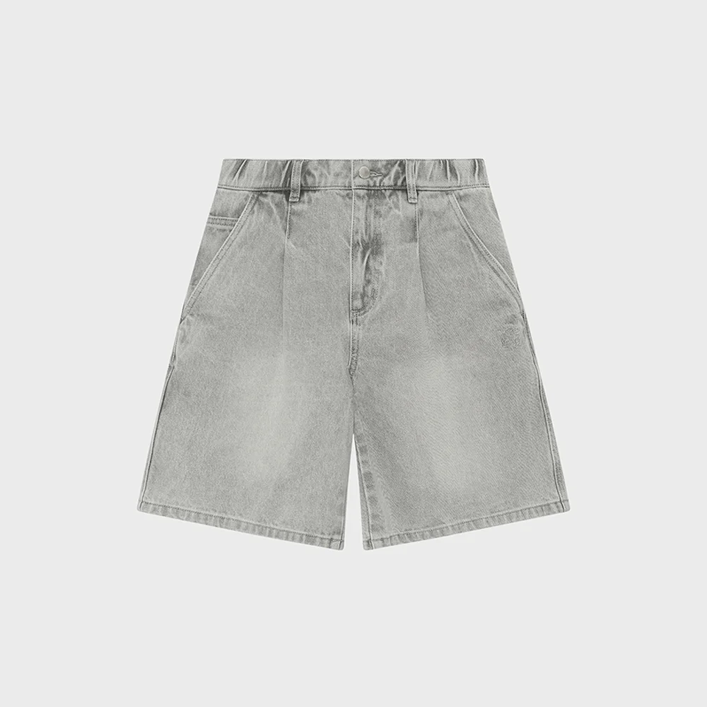 牛仔 百慕達 褲子 - W_SHIMMER GREY_OWM263301C