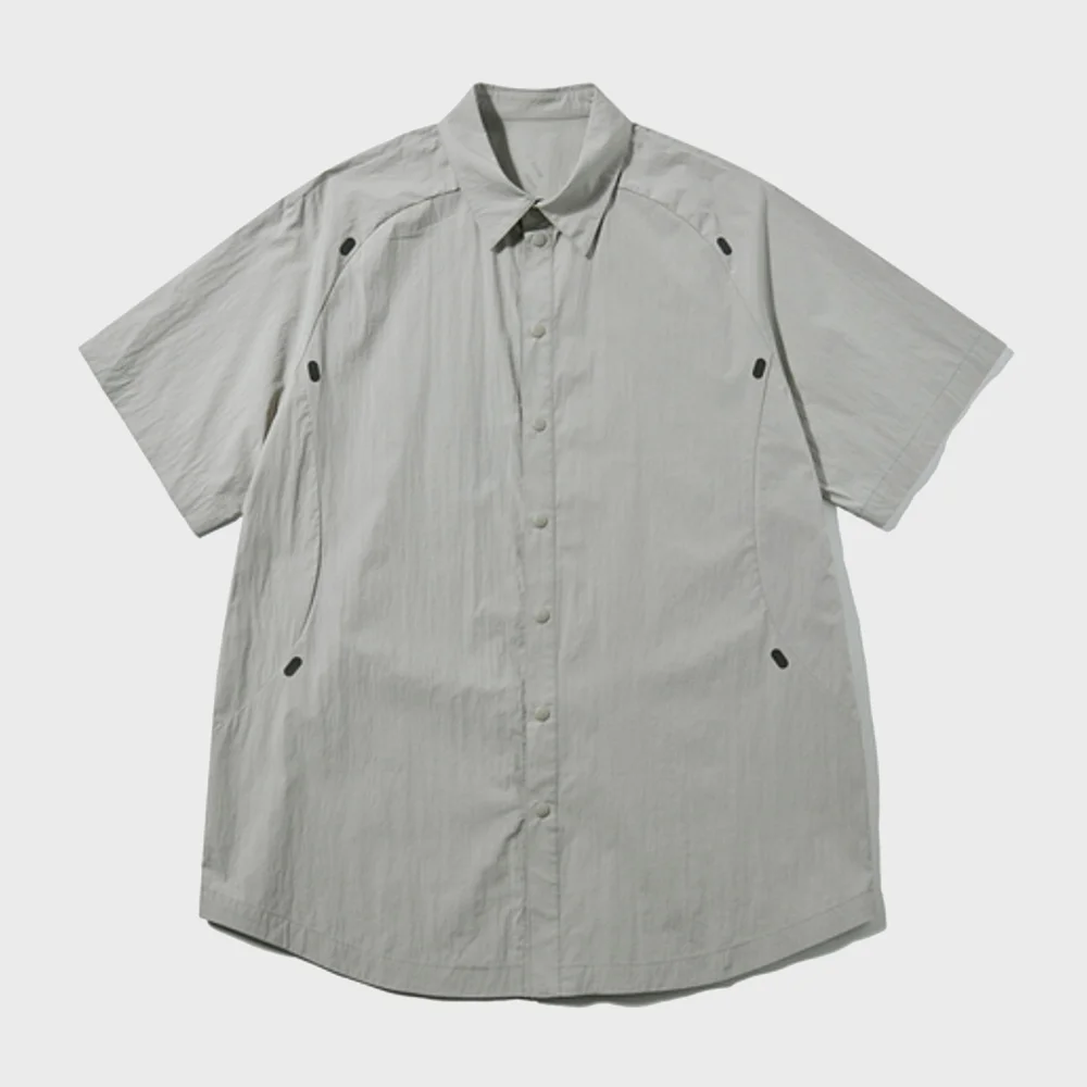 LIGHT REFLECTION POINT HALF SHIRTS_Warm Gray