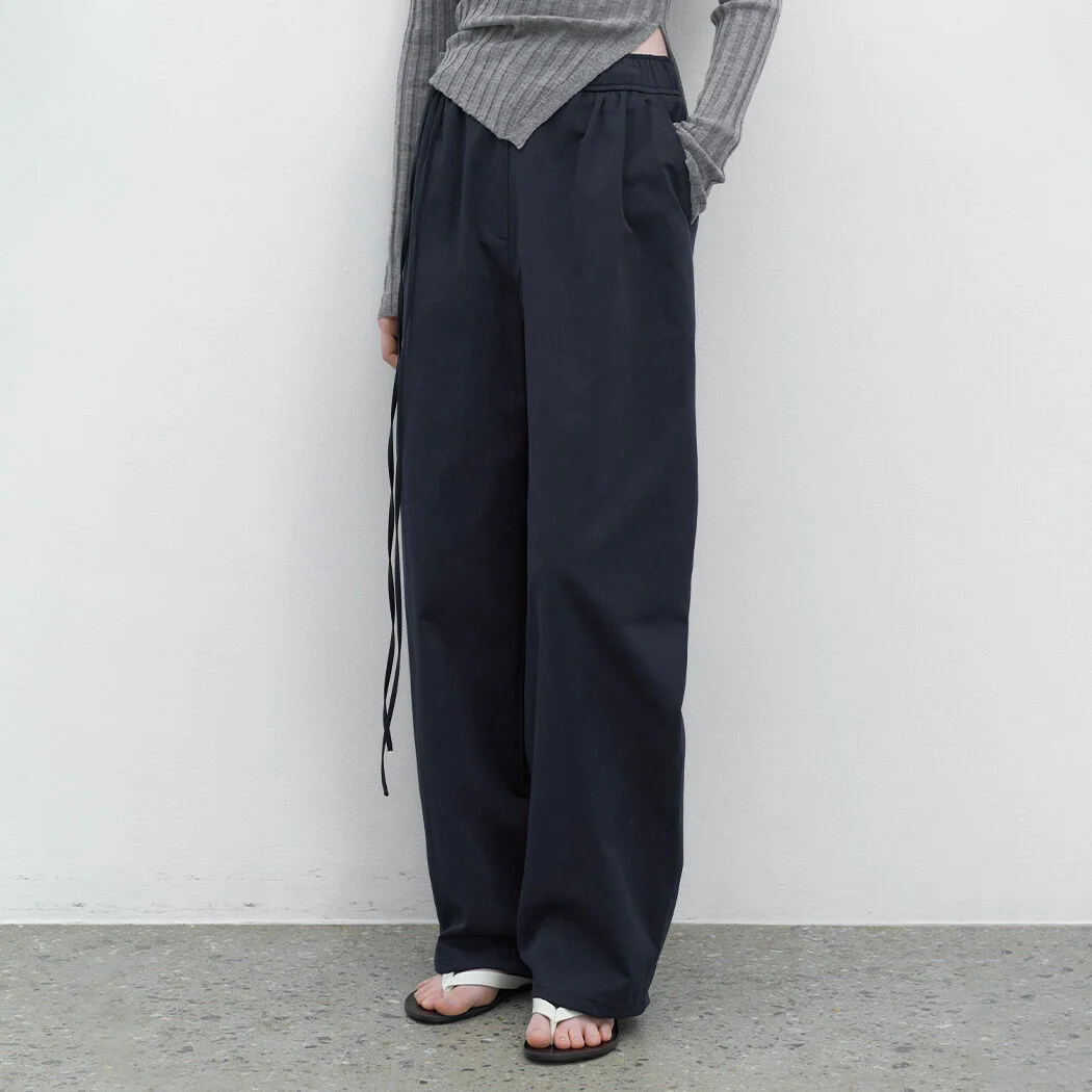 WIDE SHIRRING VOLUME PANTS (PT-5748)