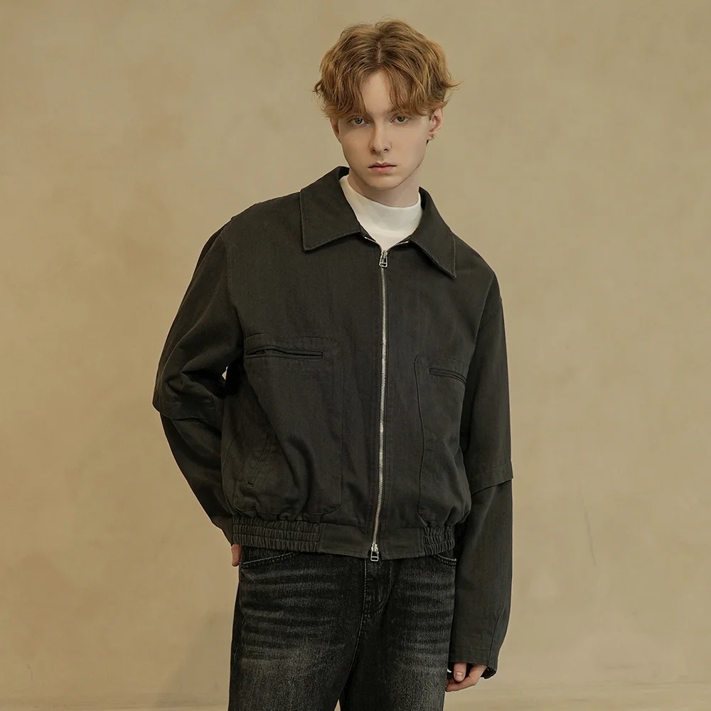 DM1026 SLOP CATION JACKET_CHARCOAL