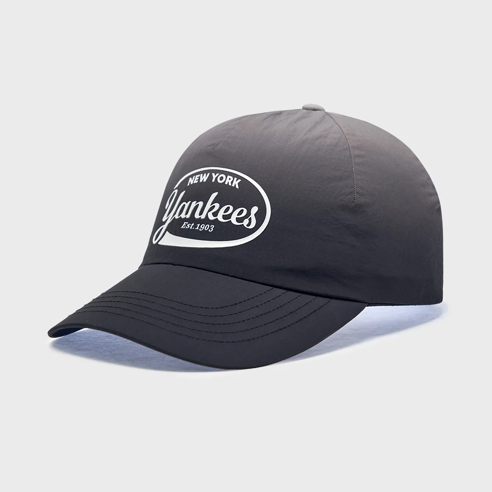 戶外 漸層 無結構 棒球帽 NY (Black)