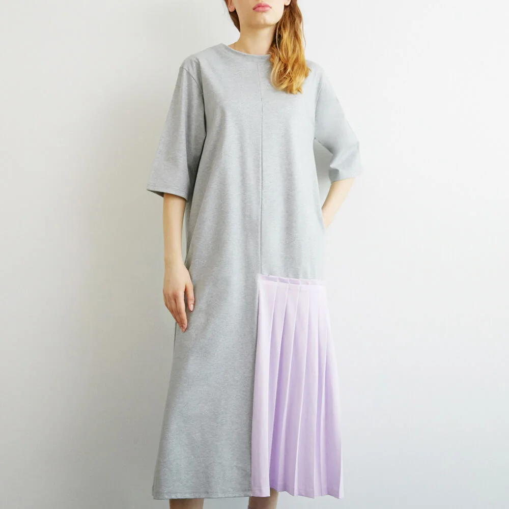COMPOSURE DRESS_GRAY