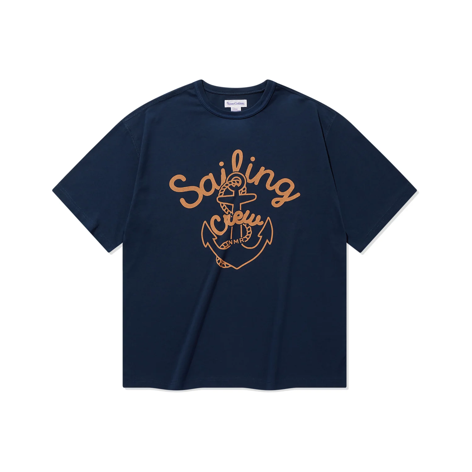 ANCHOR PRINTED T-SHIRTS DARK NAVY