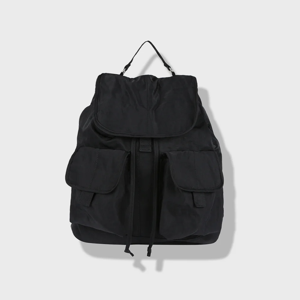 VINTAGE NYLON RUCK SACK BLACK