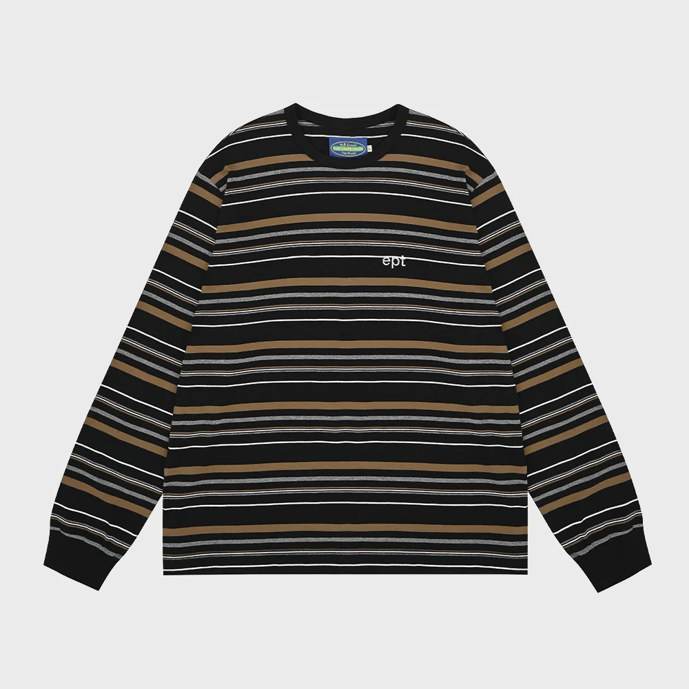 STRIPED LONGSLEEVE (BLACK)