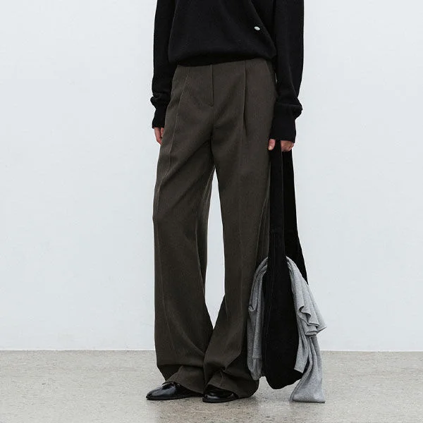 ESSENTIAL WINTER TUCK PANTS(PT-5685)