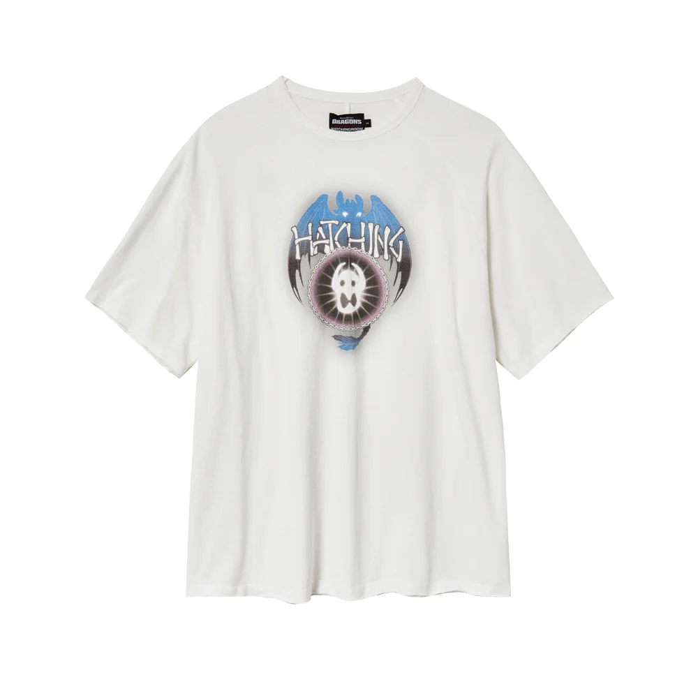 Hatching Dragon Tee White