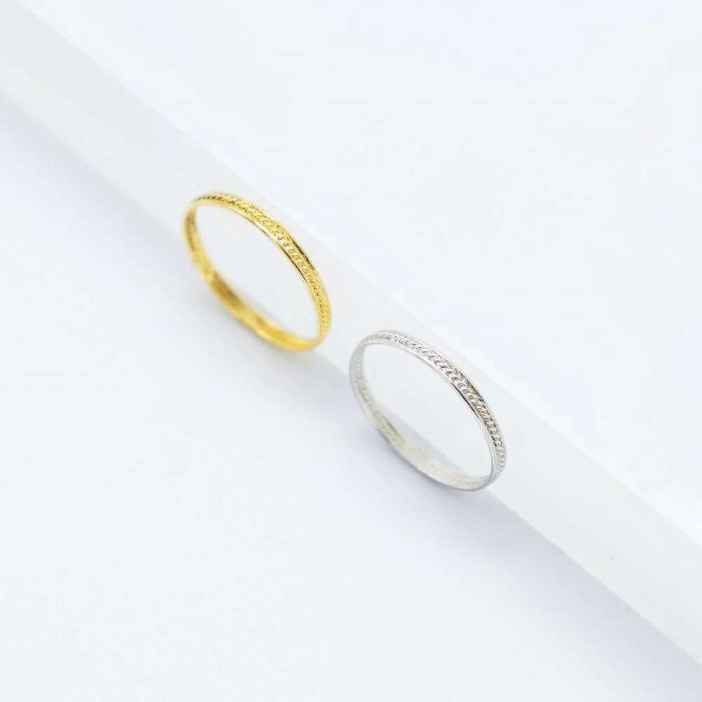 peek-a-boo twist Layered Ring 扭結 疊層戒指 扭紋戒指