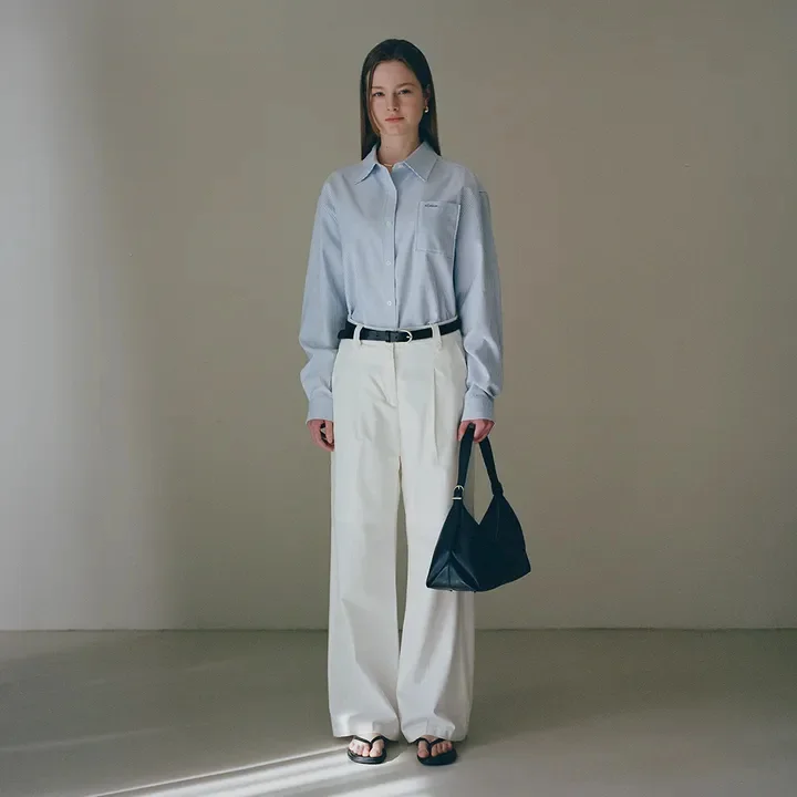COTTON CHINO PANTS (WHITE)