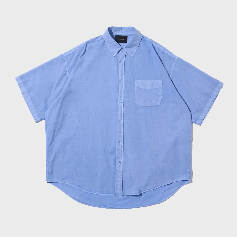 CB PIGMENT SHORT SLEEVE SHIRT (BLUE)