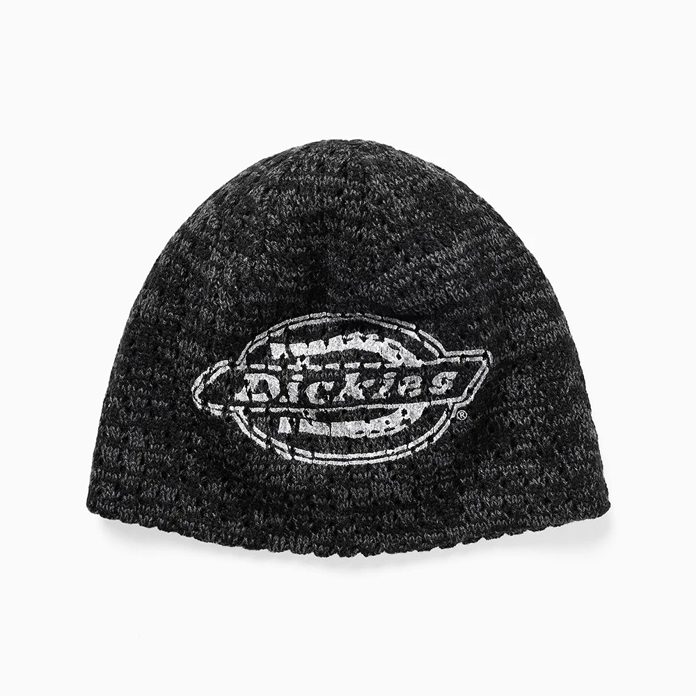 Skull Cap 華夫格 針織衫 冷帽 Black