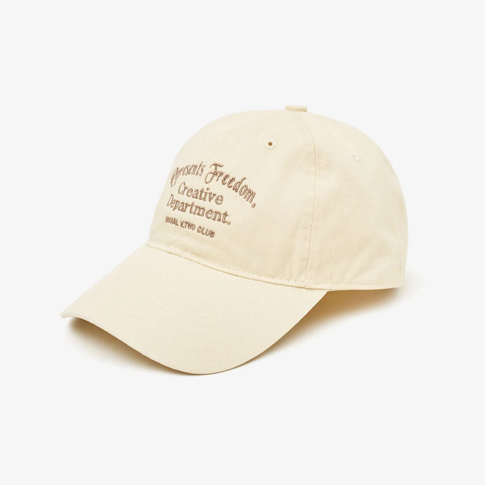 creative 純棉 棒球帽 (BEIGE)