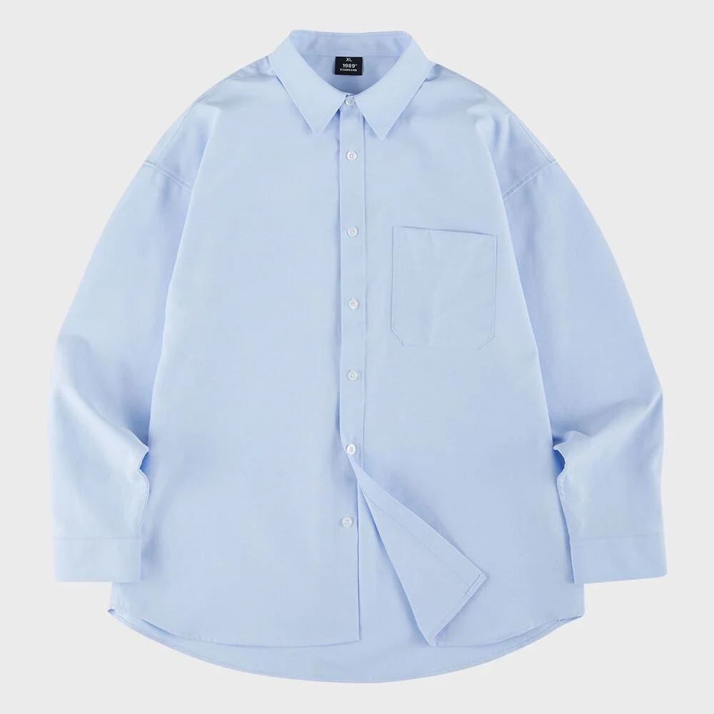 City Boy 牛津布 寬鬆版型 襯衫(JTOSRT-0002)