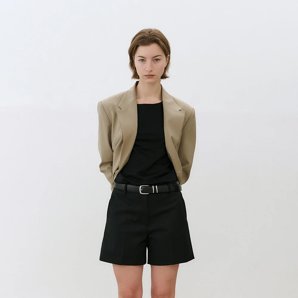 Basic Wool Shorts