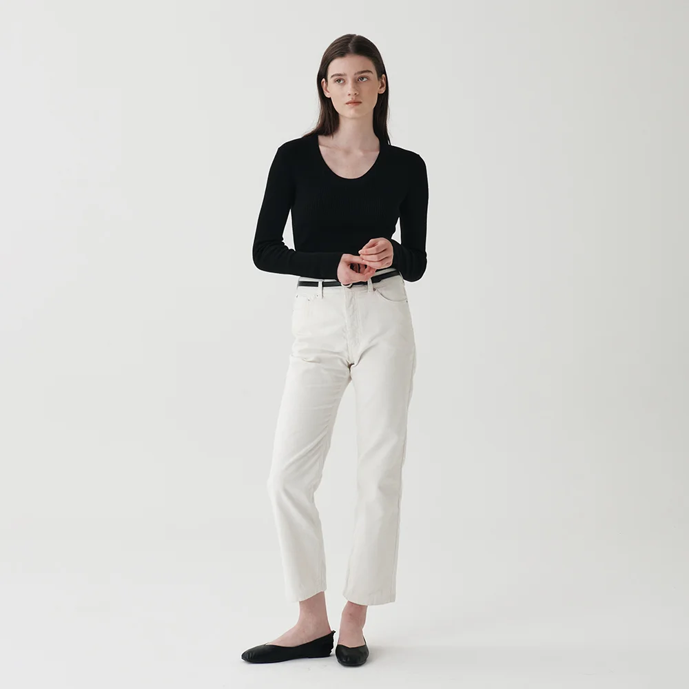 Slim Fit Corduroy Pants_3color