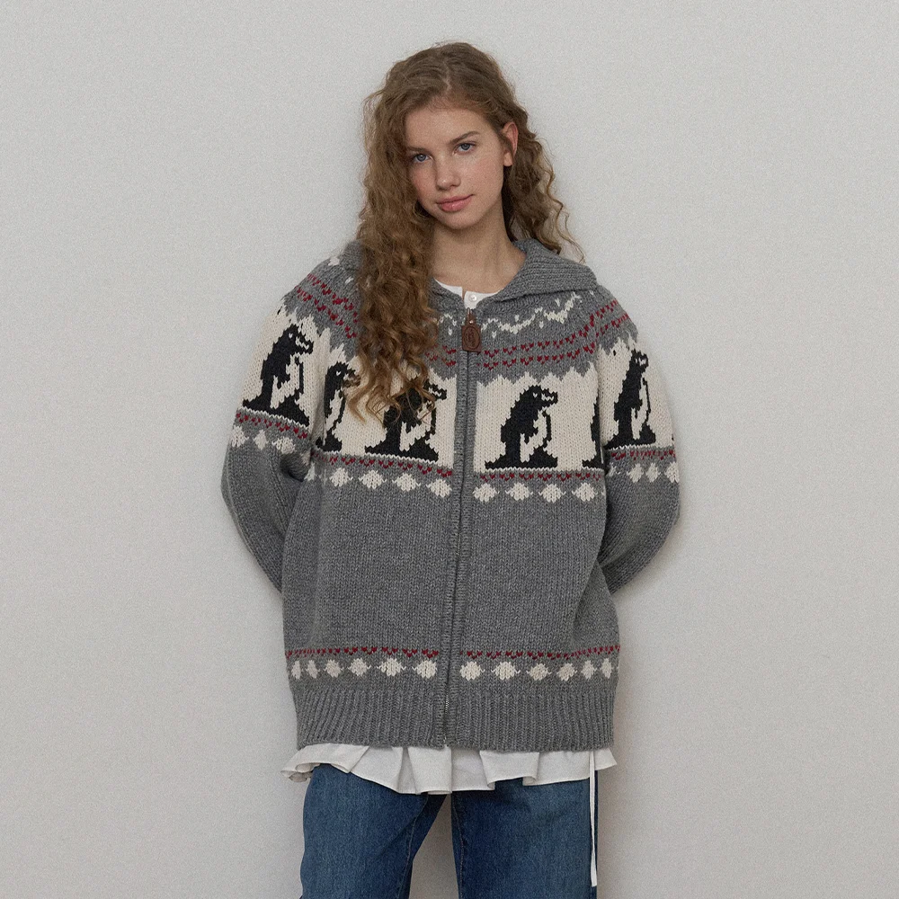 Penguin Cowhichan Zip-Up - Grey