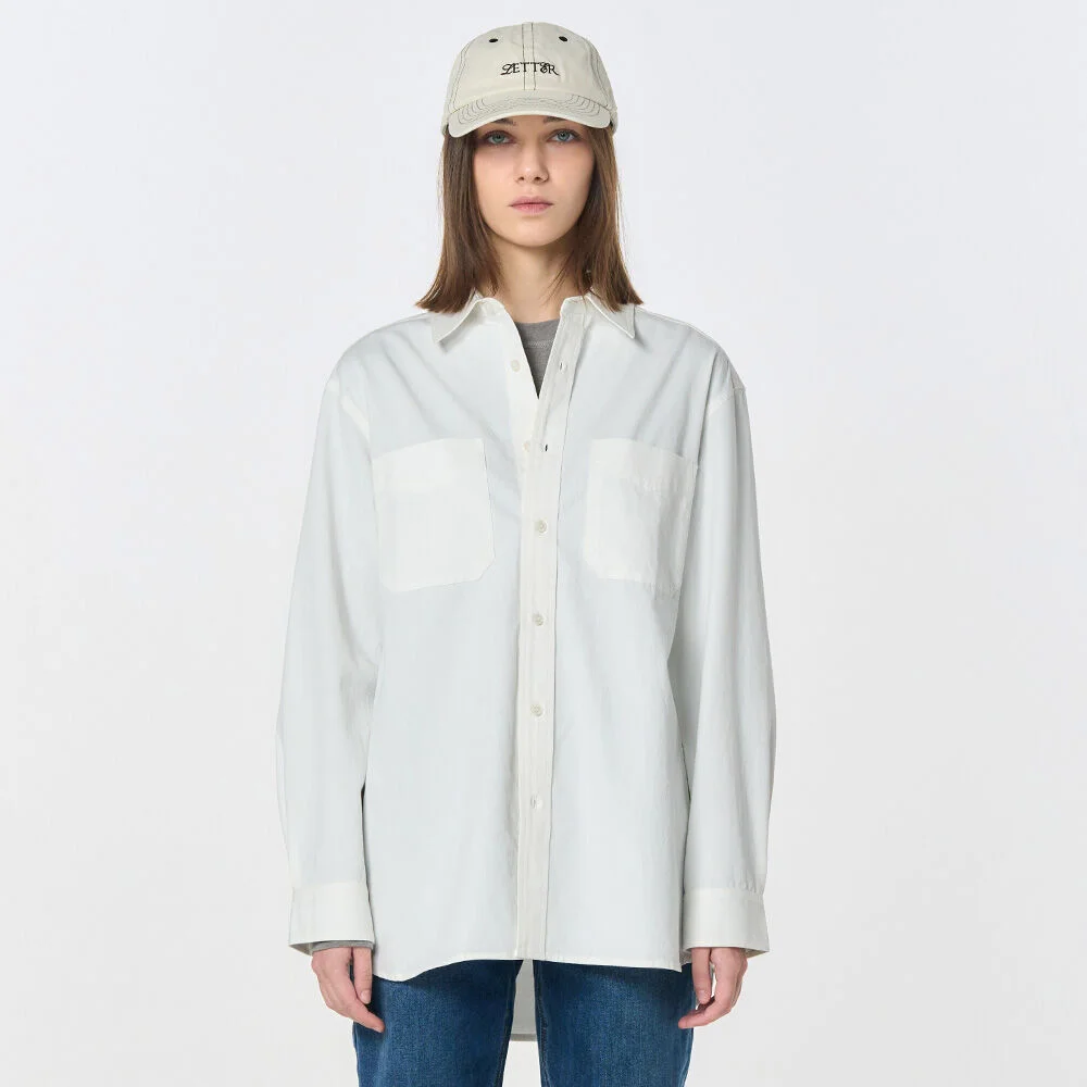 UNISEX 水洗 工裝 襯衫 / SBD4U03010