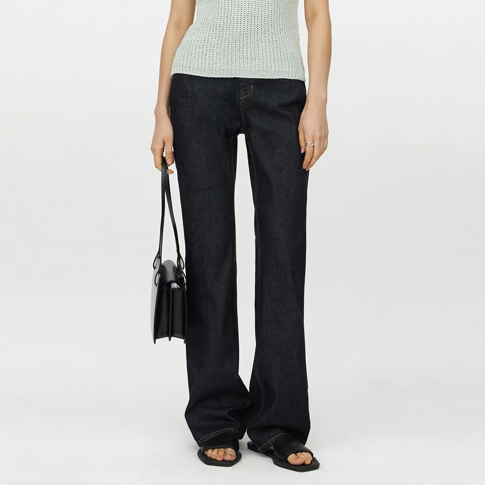 Bootcut Denim Pants One Wash