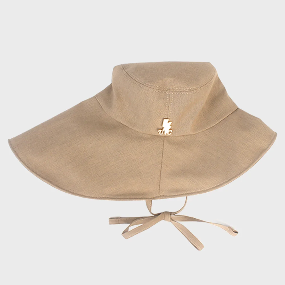 Summer String Beige Bucket Hat 漁夫帽