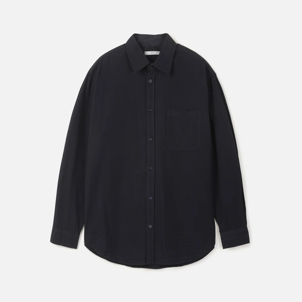 DYED WASHING COMFORT SHIRTS NAVY (247)