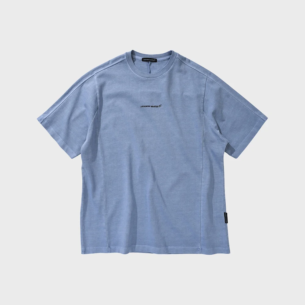 PIGMENT DYING OVER FIT TS (BLUE)