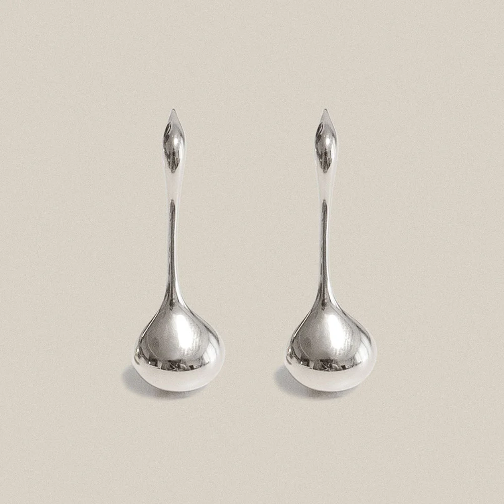 Mirror Earrings Long