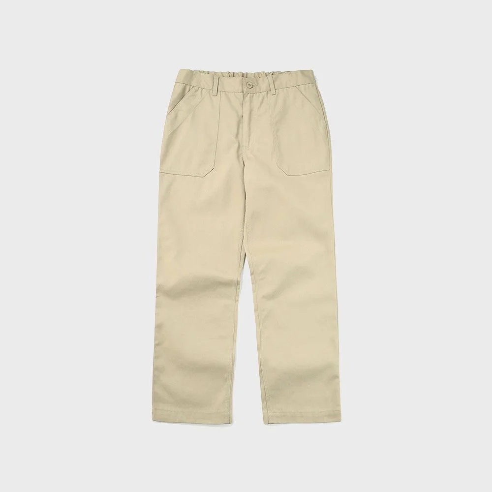 NYC LABEL CP REGULAR FIT FATIGUE PANTS 經典米色