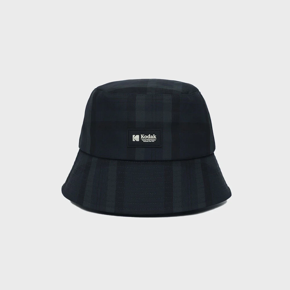 Flash Twill 必備款 寬鬆版型 格紋 漁夫帽 NAVY