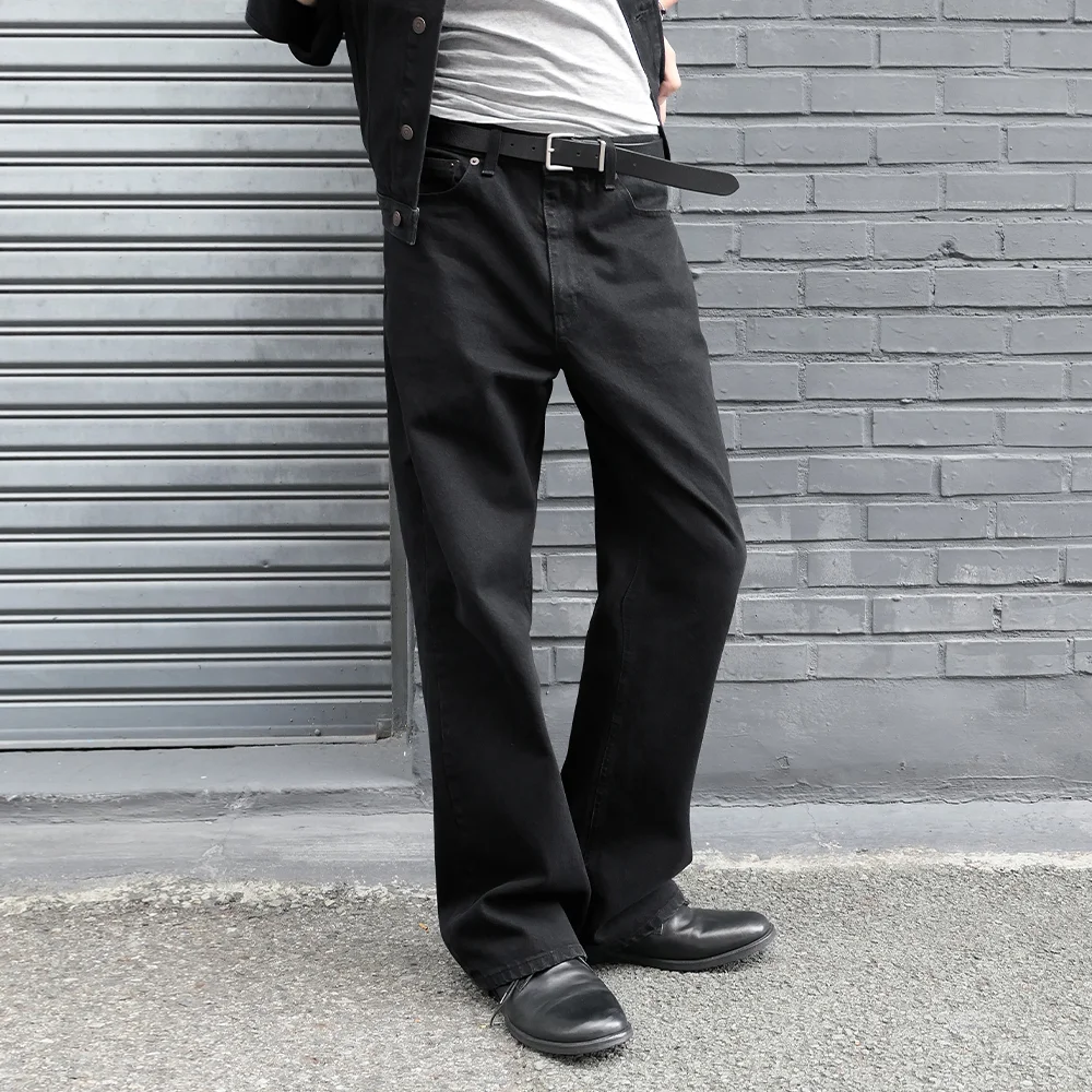 SEMI FLARE DENIM PANTS
