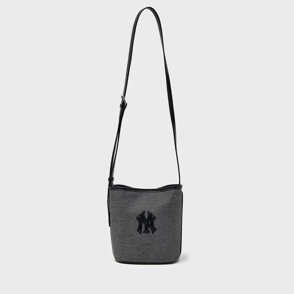 基本款 帆布 迷你 水桶袋 NY (Black)